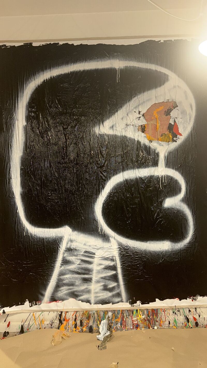 Mind Mechanics No. 58 (Assemblage I), profile laid in with a grafted fragment